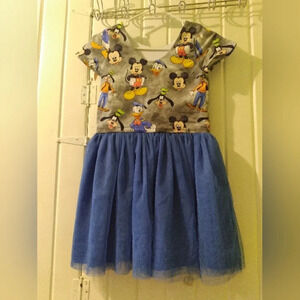 Sweet petunia Mickey and friends tulle dress-12 NWOT